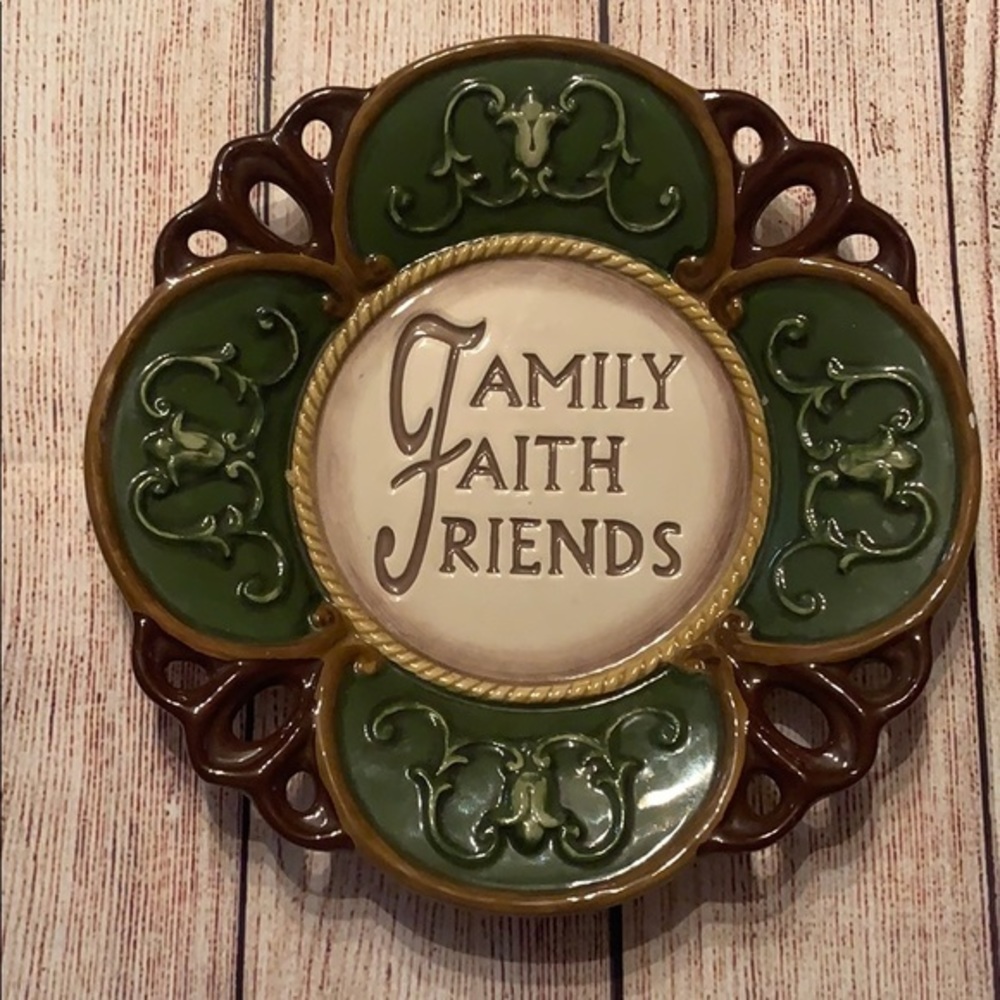 Faith Family Friends Plate Irish 🇮🇪